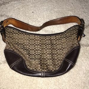 Coach signature c hobo purse